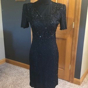 Black Beaded Dress